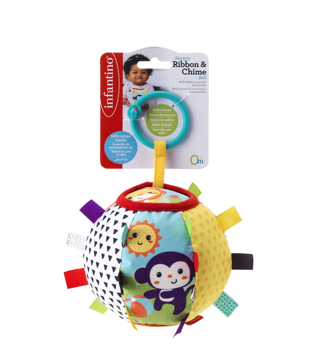 Chime Ball with sensory ribbons