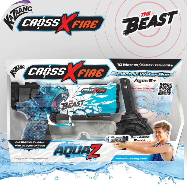 Cross Fire Electric Water Gun - Aqua Z