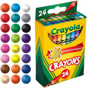 24 Coloured Crayons