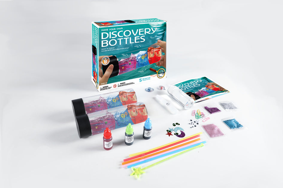 Make Your Own Discovery Bottles: Esperimenti Scientifici Per Bambini - Kit Con 2 Bottiglie