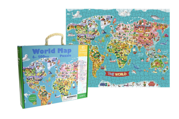 World Map 500pce Puzzle