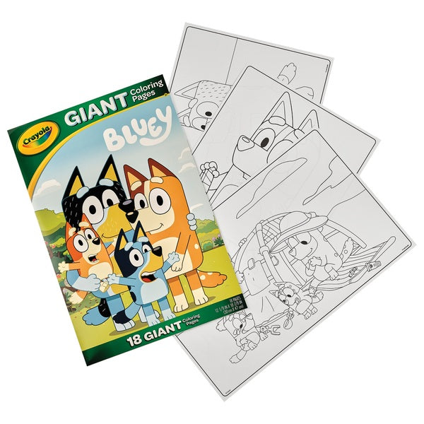 Bluey Giant Coloring Pages realtoys