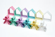 Dena Toys 6pce silicone House set - Pastel