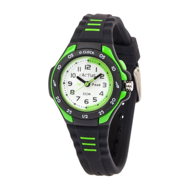 Watch - Black and Green Time Teacher