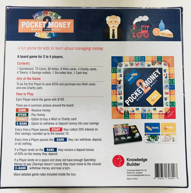 Pocket Money 2 Board Game – realtoys