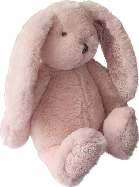 Bonny the soft Bunny with floral ears 40cm