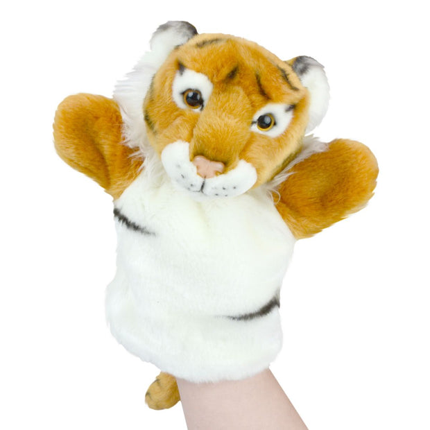 Lil Friends Eco Gold Tiger Puppet with tail 26cm
