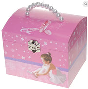 Ballerina Pearl Handle Jewellery Box
