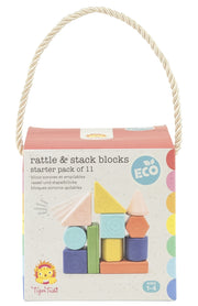 Rattle & Stack Blocks - Starter Pack of 11