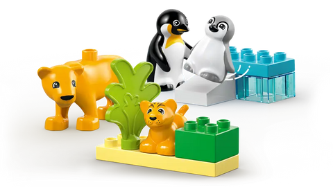 Duplo Wild Animal Families: Penguins & Lions