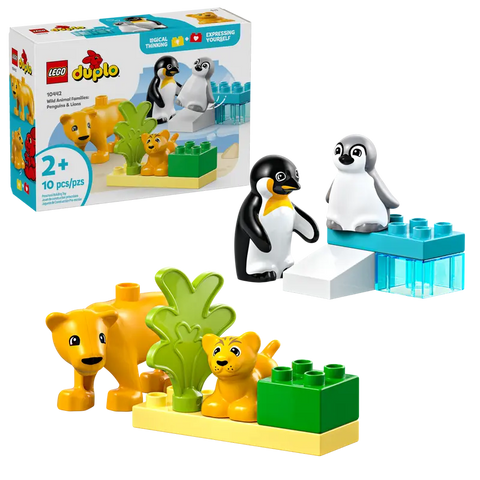 Duplo Wild Animal Families: Penguins & Lions