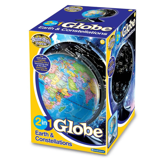 2 in 1 World Globe - Earth and Constellations