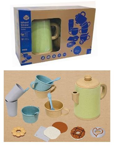 Bio Plastic Coffee and Biscuits Set