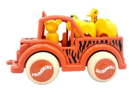 Viking Re-Line Safari Jeep With Driver and Animals