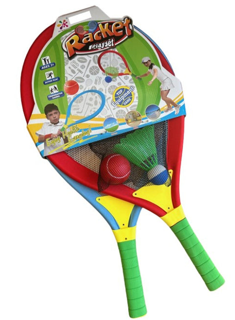 Giant racket twin playset