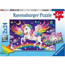 2x24 Pce Unicorn and Pegasus Puzzle