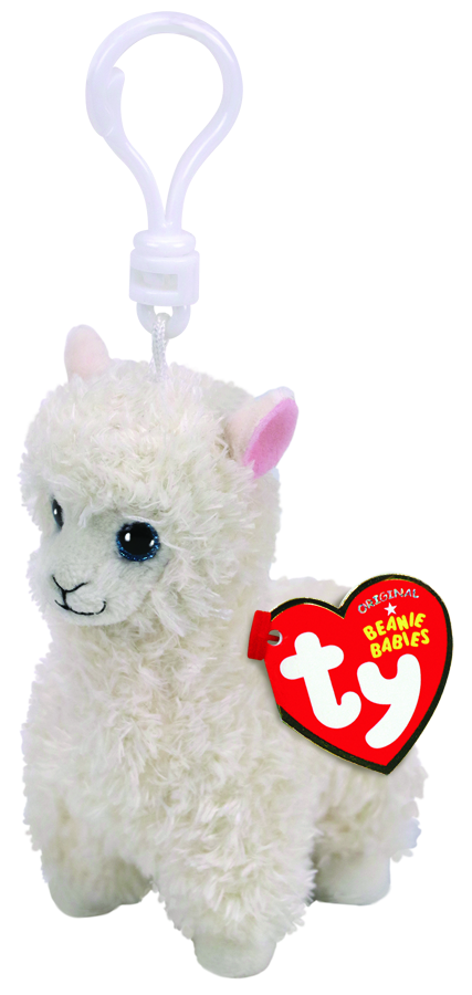 Beanie Boos Clip On Lily Creme Llama