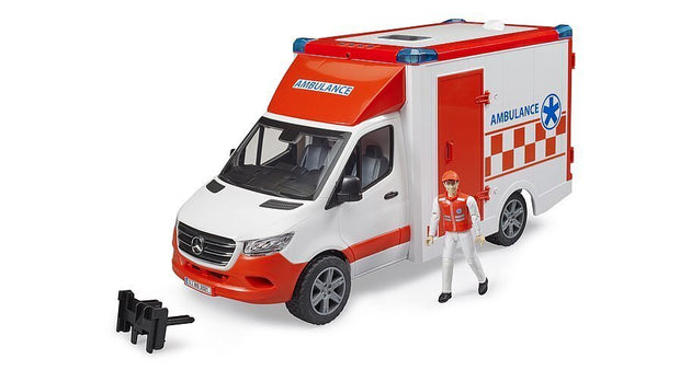 Bruder Mercedes Ambulance with Driver and Accessories