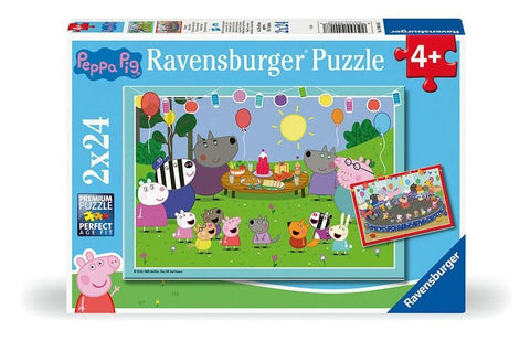 2x24 Pce Peppa Pig it's Party Time Puzzles