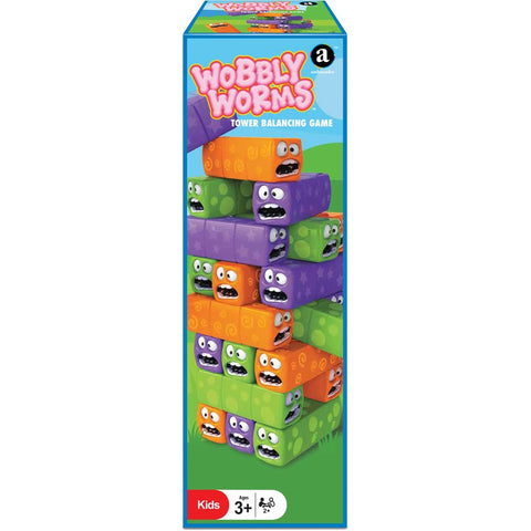 Wobbly Worms Tower Balance Game