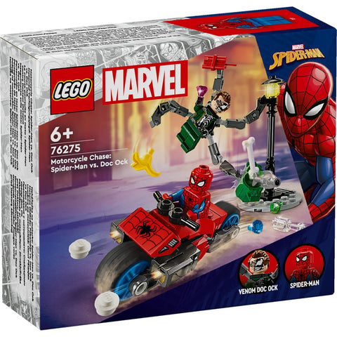 Marvel Motorcycle Chase Spider man vs Doc Oak