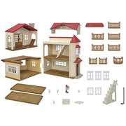 Sylvanian Families Red Roof Country Home With Attic