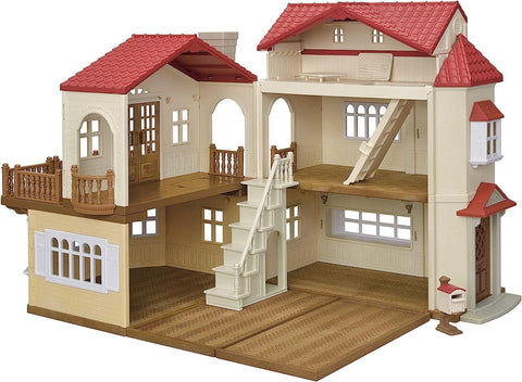 Sylvanian Families Red Roof Country Home With Attic