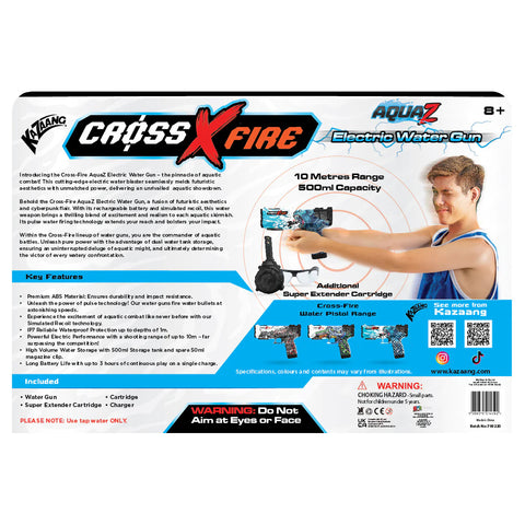 Cross Fire Electric Water Gun - Aqua Z