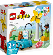Duplo Wind Turbine and Electric Car
