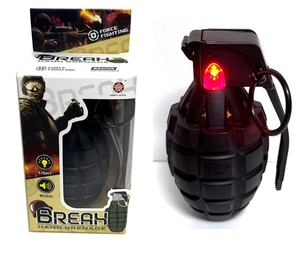 Hand Grenade Toy with Light and Sound
