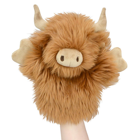 Lil Friends Eco Highland Cow Puppet