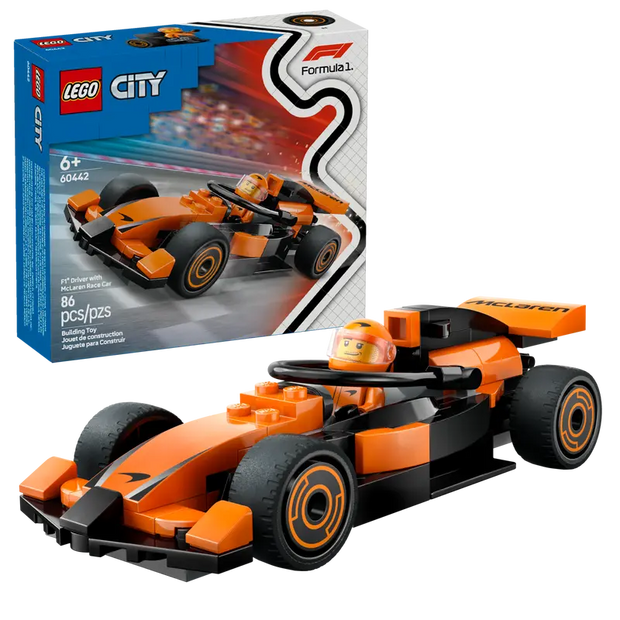 City F1® Driver with McLaren Race Car