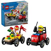 City Pizza vs. Fire Truck Race Car Pack