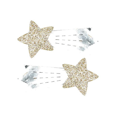 Metallic Shooting Star Hairclips