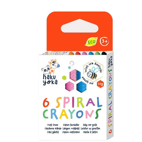 6 Spiral Crayons