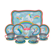 Schylling Unicorn Tin Tea Set