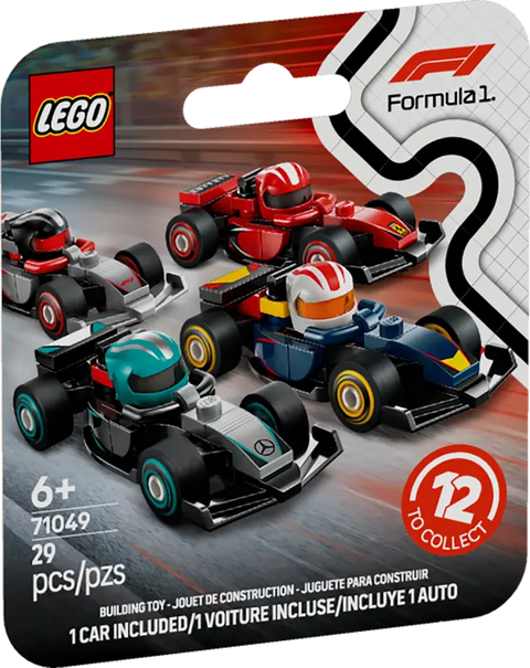 Minifigures Formula 1 Cars