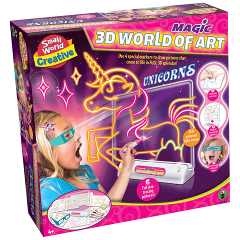 Magic 3D World of Art-Unicorns
