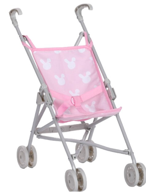 Pink & Grey Umbrella Stroller