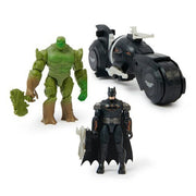 Batman Batcycle with 4" Figures