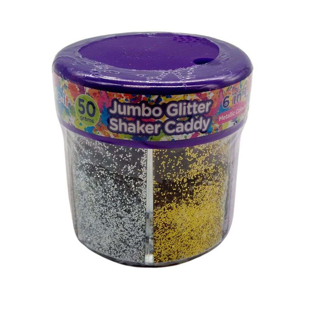 Jumbo Glitter Shaker Caddy 6 in 1