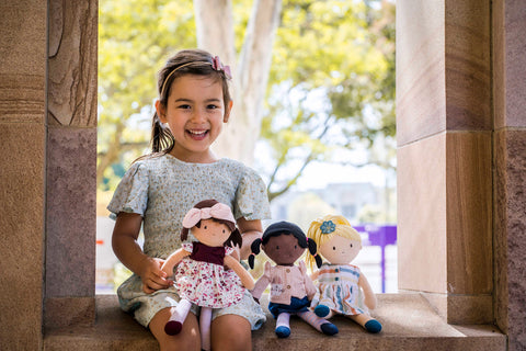 Alicia Dark Brown Soft Doll