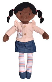 Alicia Dark Brown Soft Doll