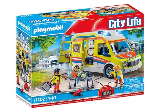 Playmobil City Life - Ambulance with Lights and Sound