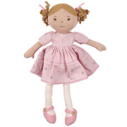 Amelia Soft Linen Doll with Brown Hair