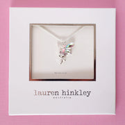 Silver Plated Necklace with Diamonte Fairy charm