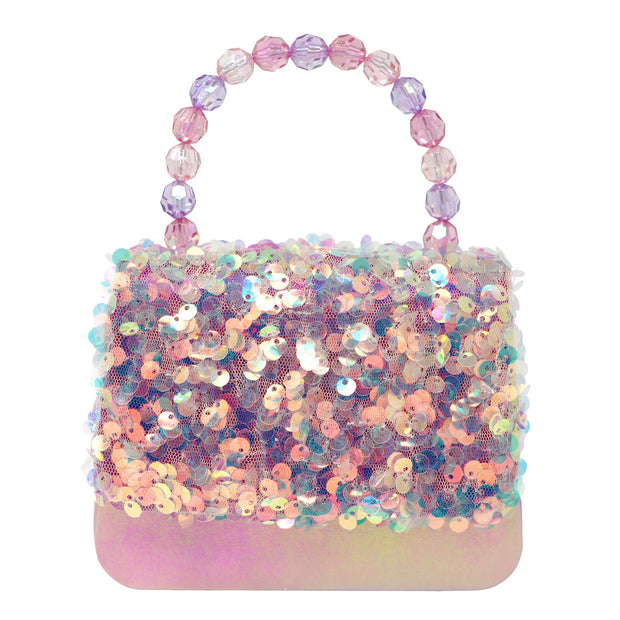 Dazzling Sequin Hard Handbag