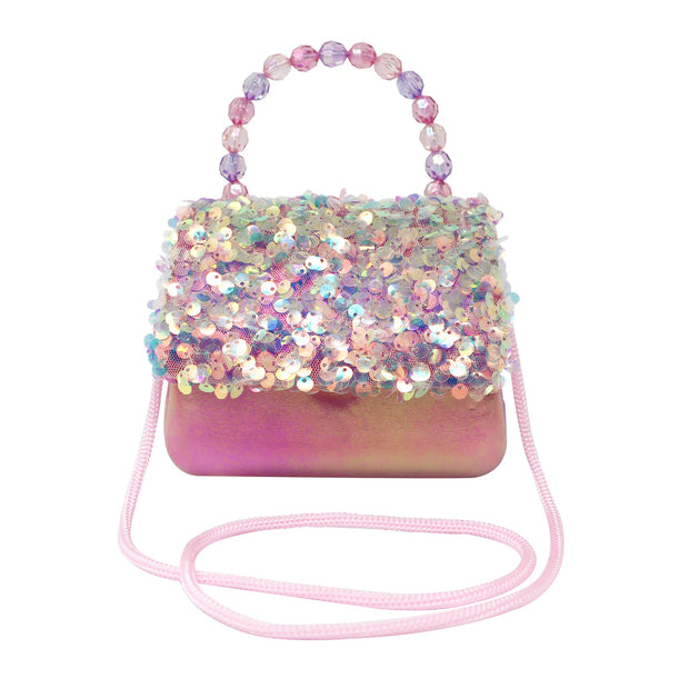 Dazzling Sequin Hard Handbag