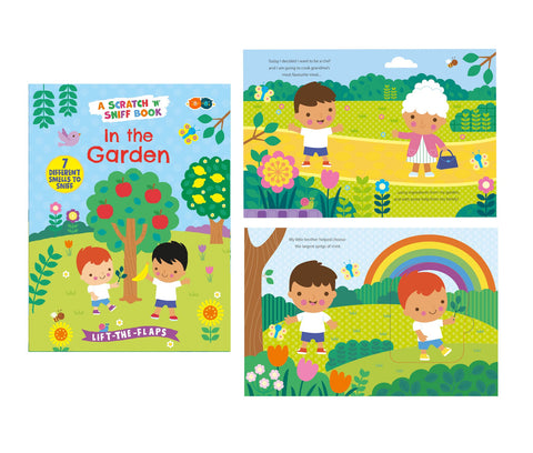 Scratch and Sniff Book - In the garden