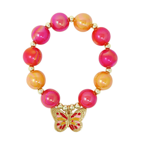 Vibrant Butterfly Bracelet